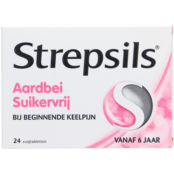 Strepsils Aardbei suikervrij