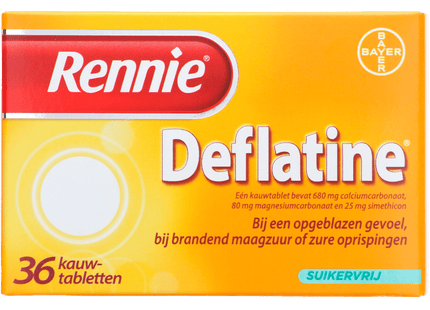 Rennie Deflatine kauwtablet