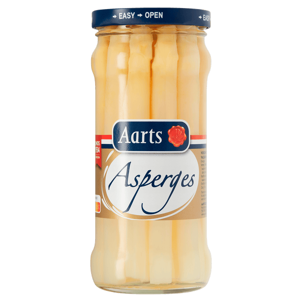 Aarts Slierasperges geschild