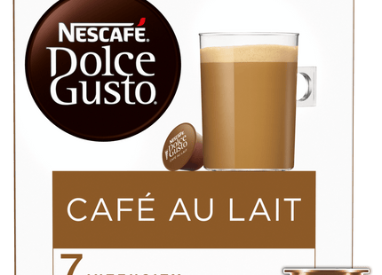 Nescafe Dolce Gusto coffee cups cafe au lait