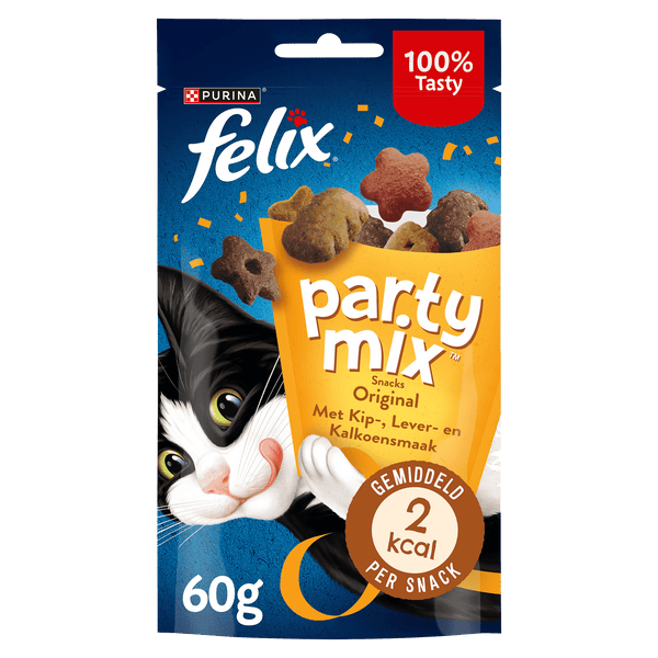 Felix Party Mix Original cat treats chicken