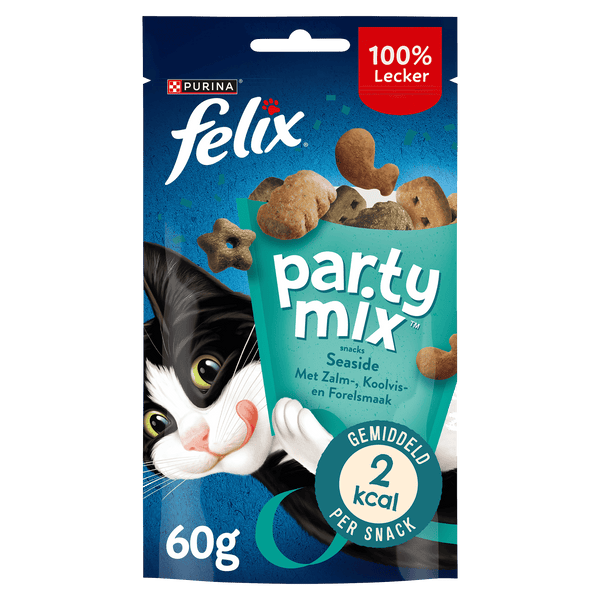 Felix Party Mix Seaside kattensnacks zalm