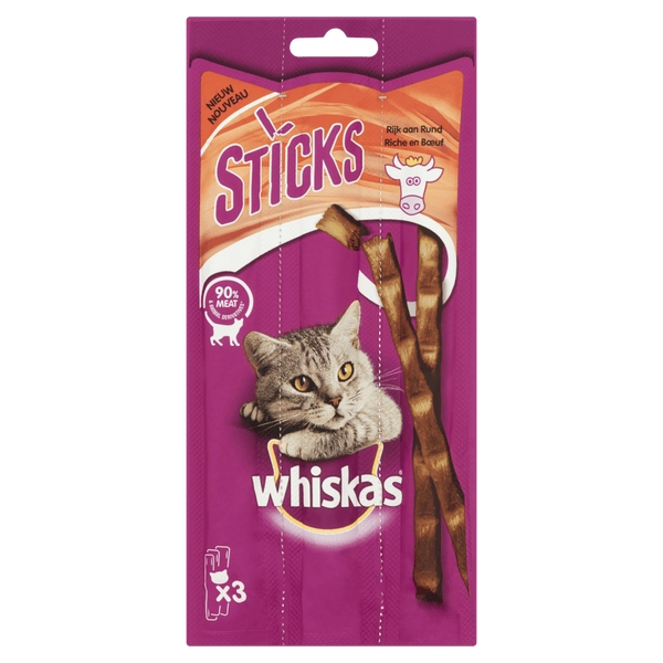 Whiskas Sticks Beef Cat Treat