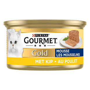 Gourmet Gold Mousse Nassfutter für Katzen mit Huhn