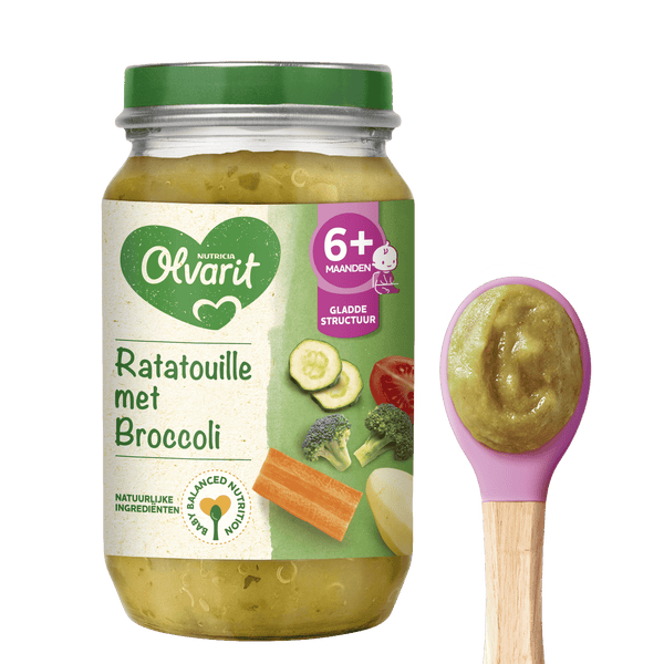 Olvarit 6m17 Mahlzeit Ratatouille Brokkoli
