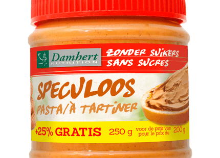 Damhert Zonder Suikers Speculoospasta