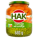 Hak Erbsen mit Möhrchen