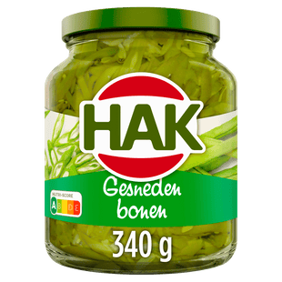 Hak geschnittene Bohnen