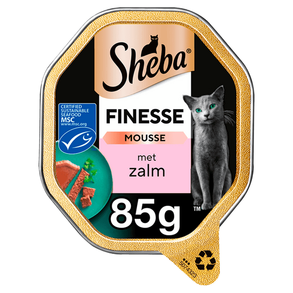 Sheba Finesse Mousse Lachs Katzenfutter