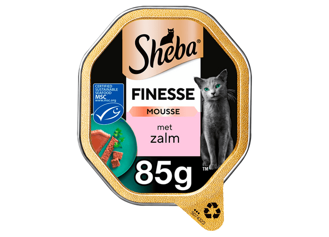 Sheba Finesse Mousse Lachs Katzenfutter