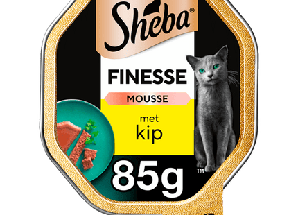 Sheba Finesse Mousse Kip Kattenvoer