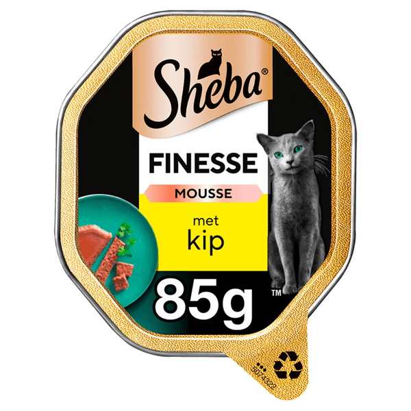 Sheba Finesse Mousse Kip Kattenvoer