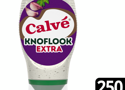 Calvé Snacksaus Knijpfles Extra Knoflook