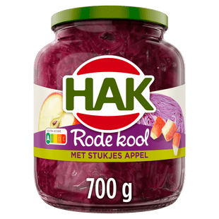 Hak Rotkohl mit Apfelstücken