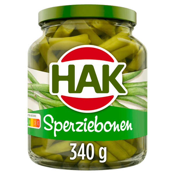 Hak grüne Bohnen