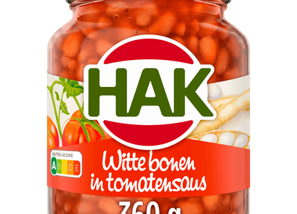 Hak Witten bonen in tomatensaus