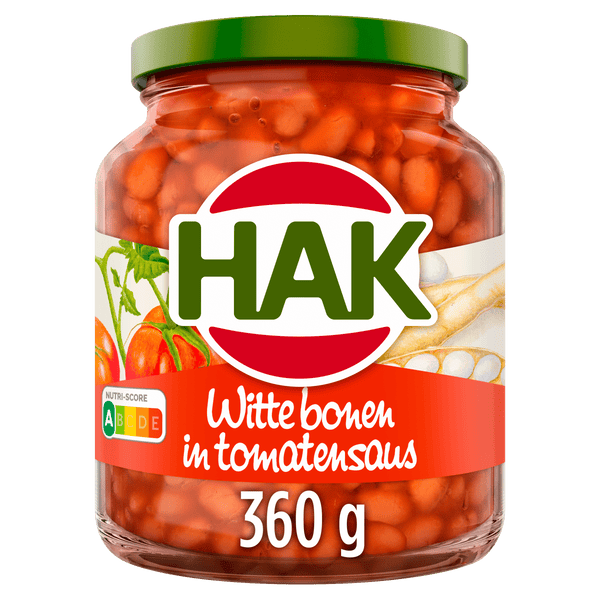 Hak Witten bonen in tomatensaus