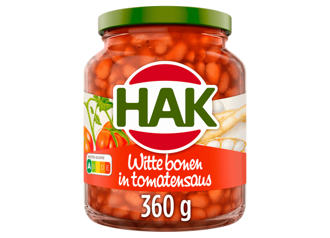 Hak Witten bonen in tomatensaus