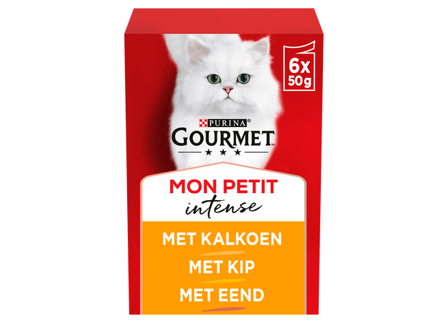Gourmet Mon Petit Intense Katzenfutter Geflügel