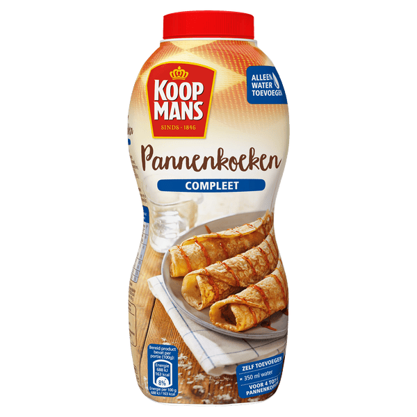 Koopmans Pfannkuchenmischung komplett Schüttflasche