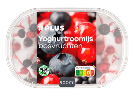 Yoghurtijs bosvruchten