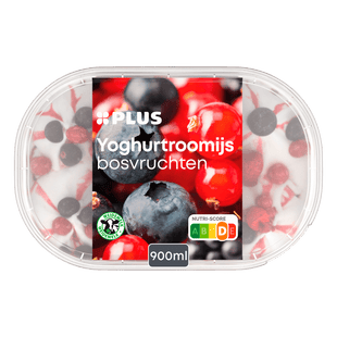 Yoghurtijs bosvruchten