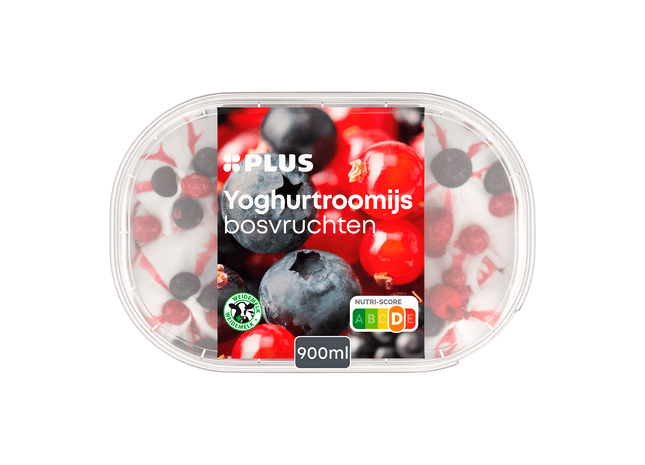 Yoghurtijs bosvruchten