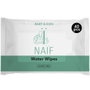 Naïf Plastic-Free Water Baby Wipes for Bottom 40 pcs