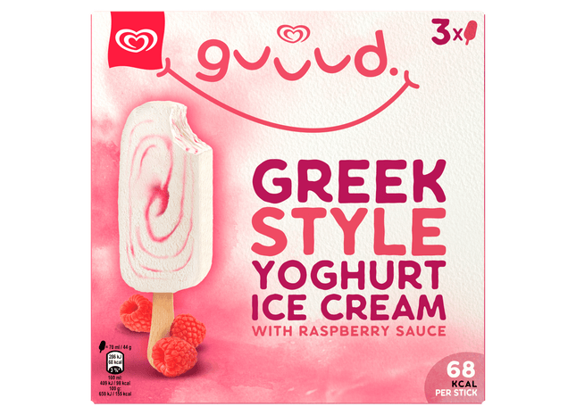 Ola OLA Greek Yoghurt Raspberry Stick
