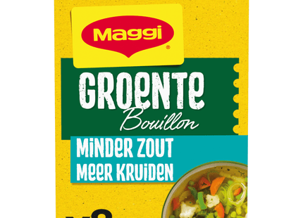 Maggi Bouillon vegetable less salt 8 cubes