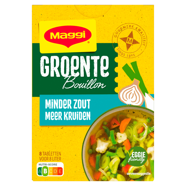 Maggi Gemüsebrühe weniger Salz 8 Würfel