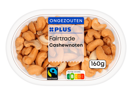 Cashew nuts Fairtrade (onz)