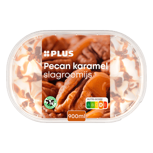 slagroomijs pecan karamel