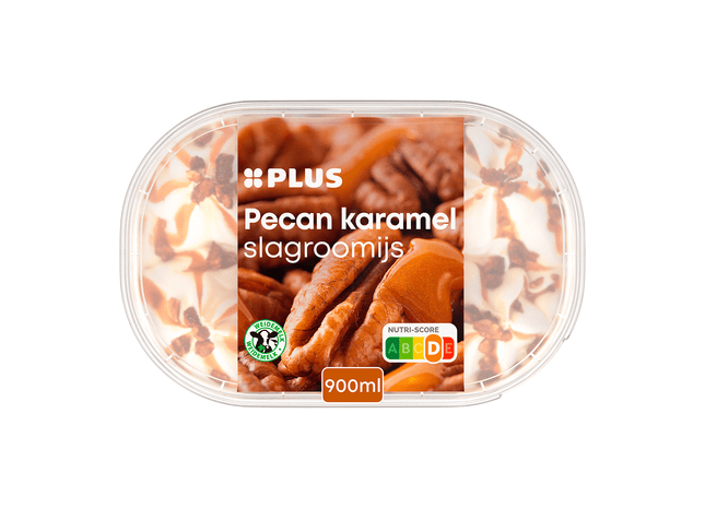 slagroomijs pecan karamel