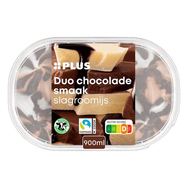 whipped cream ice cream duo chocolate