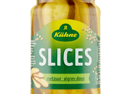 Kuhne Augurken slices zoetzuur