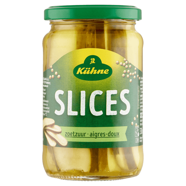 Kuhne Sweet and Sour Gherkin Slices