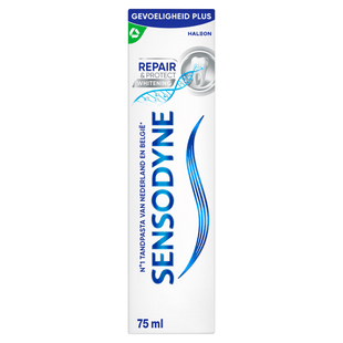 Sensodyne Zahnpasta repariert und schützt die Zahnaufhellung