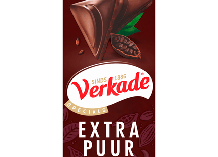 Verkade Extra puur chocoladereep