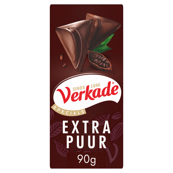 Verkade Extra Dark Chocolate Bar