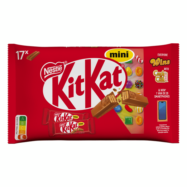 KitKat Mini melk chocolade uitdeelzak