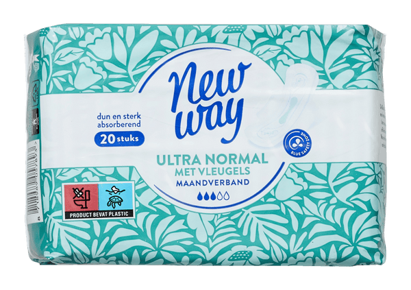 New Way Damenbinden Ultra Normal mit Flügeln