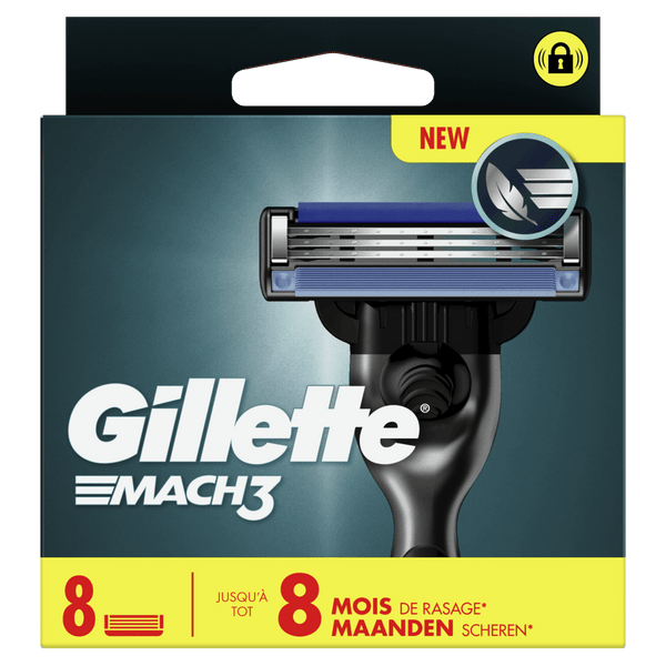 Gillette Mach3 Basis-Klingen _ 8CT