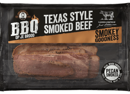 BBQ op je brood Texas style smoked beef
