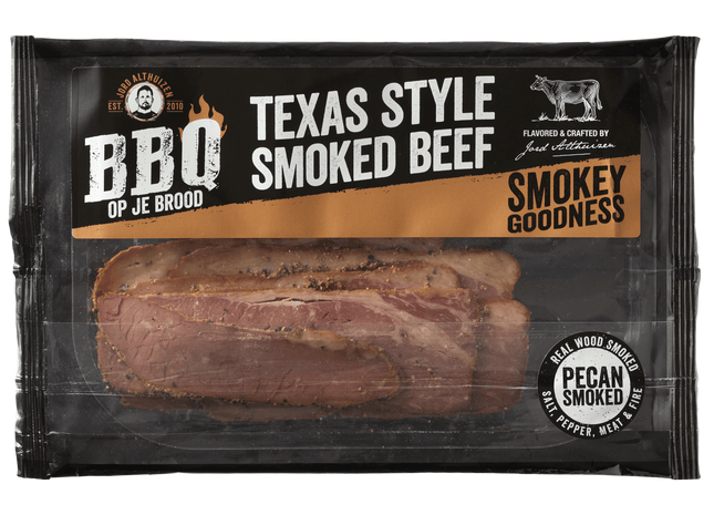 BBQ op je brood Texas style smoked beef