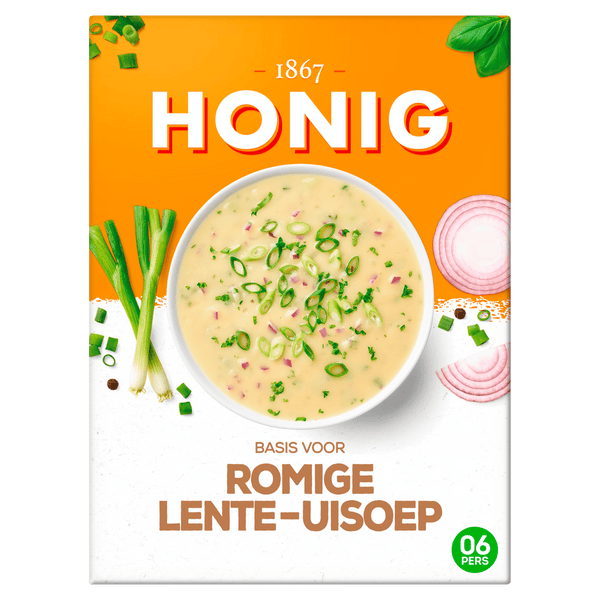 Honig Basis für cremige Frühlingszwiebelsuppe