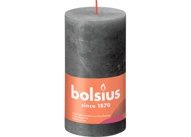 Bolsius Rustic Shine 13cm Stormy Grey