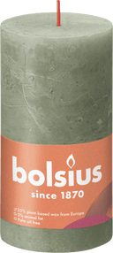 Bolsius Rustiek Shine 13cm Fresh Olive