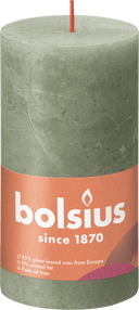 Bolsius Rustic Shine 13cm Fresh Olive