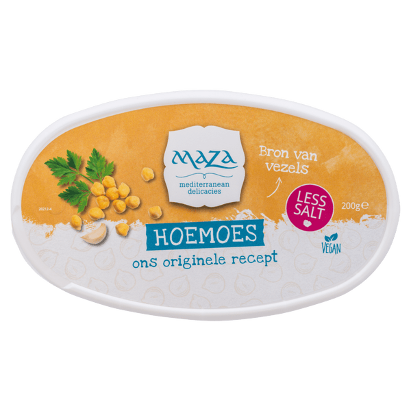 Maza Hoemoes minder zout